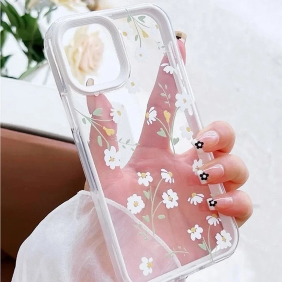 ⚠️Clearance🫧iPhone 13/Pro/Pro Max Cute Floral Clear Protective iPhone Case - Picture 4 of 4